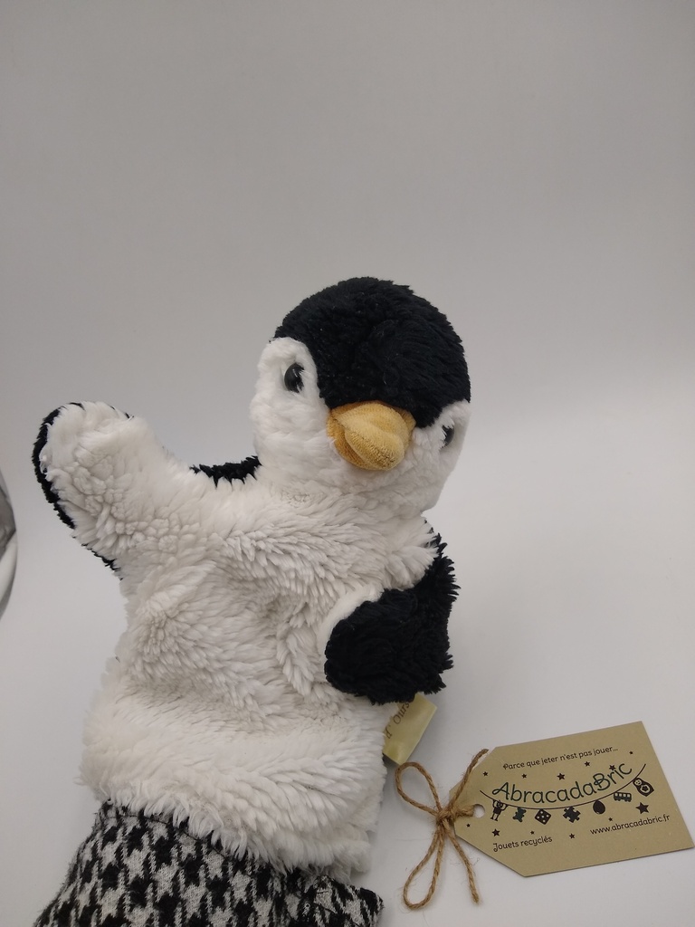 Ma marionnette pingouin 20cm - HiSTOiRE D'OURS