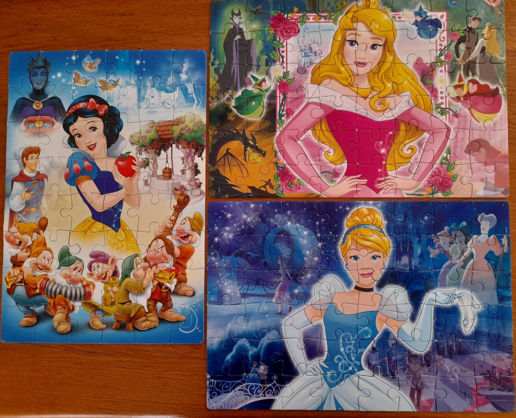 Puzzle Princesses Disney 3x48p - CLEMENTONi
