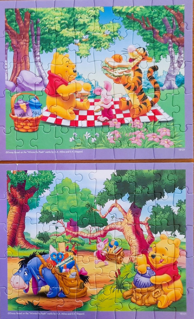 Puzzle "Winnie l'Ourson et ses amis" 2x50p - MB