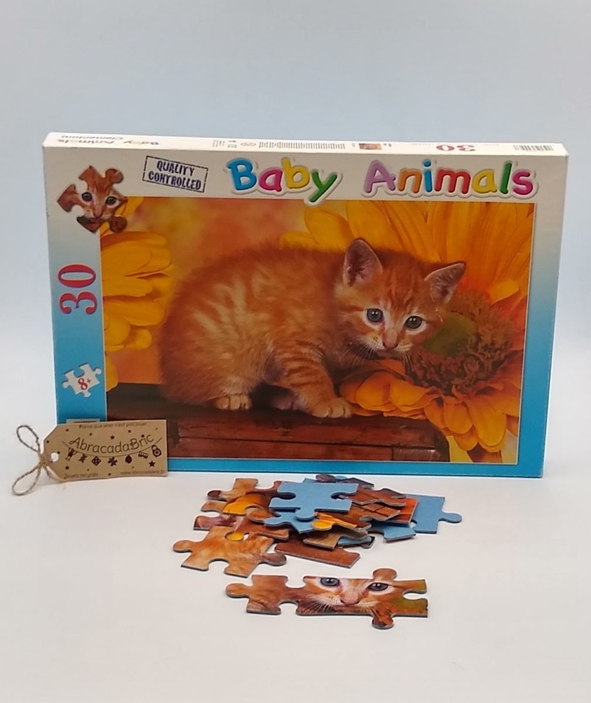 Puzzle chaton "baby animals" 30p - CLEMENTONi