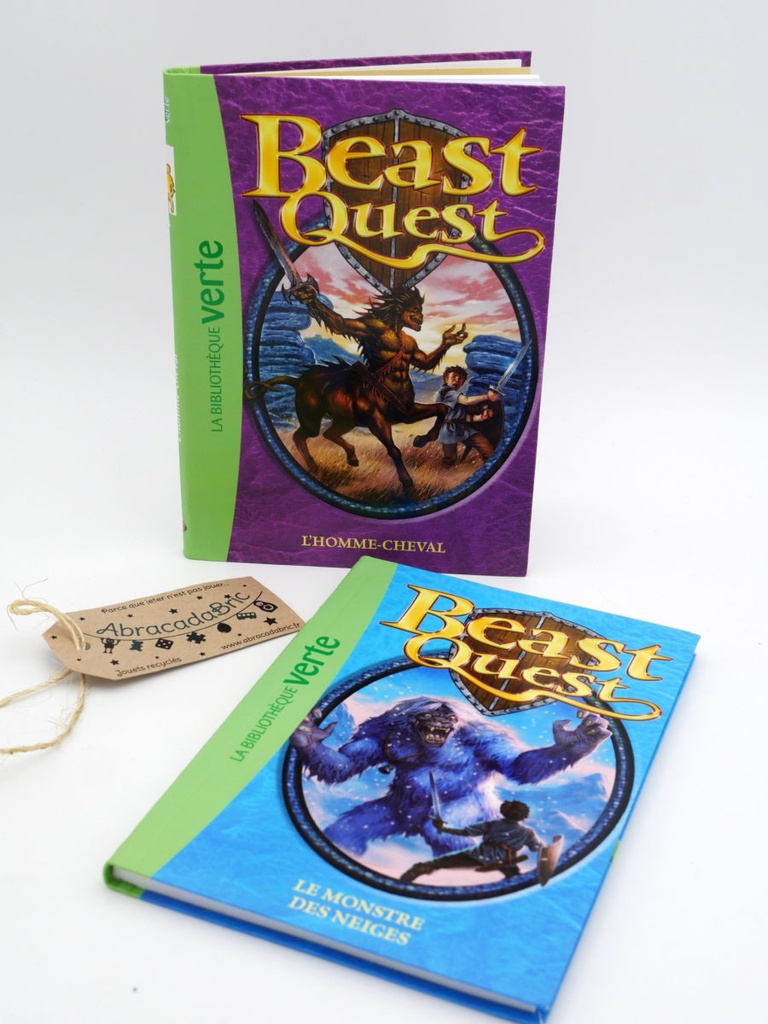 Lot x2 « Beast Quest » T4 et T5 - BiBLiOTHEQUE VERTE