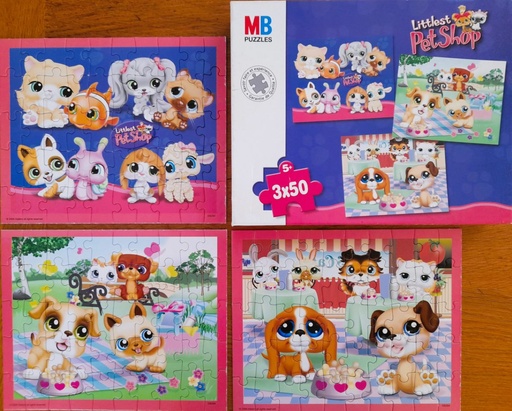 Puzzles "Littlest PetShop" 3x50p - MB