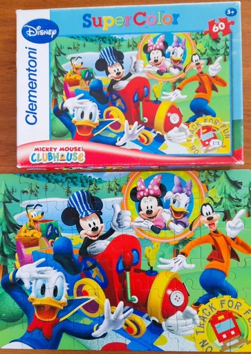 Puzzle le train de Mickey Mouse 60p - CLEMENTONi
