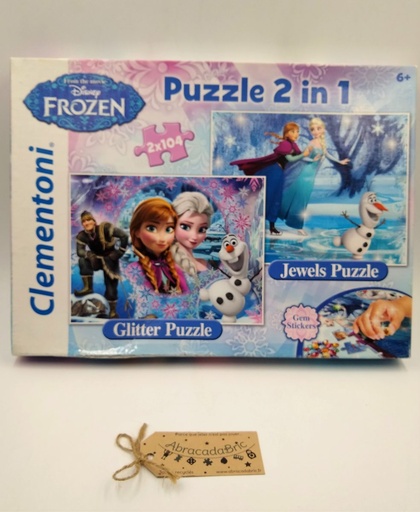 Puzzle reine des neiges 2x104p - CLEMENTONi