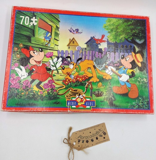 Puzzle "Mickey et Minnie dans le jardin" 70p - KiNG