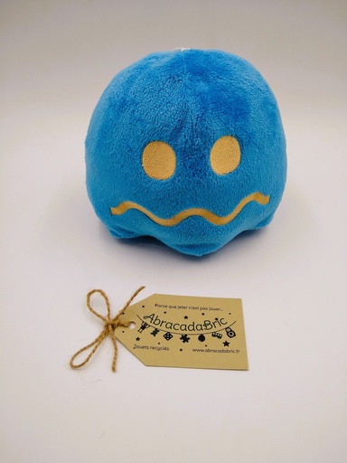 Peluche fantôme bleu "Pac-Man" 18cm