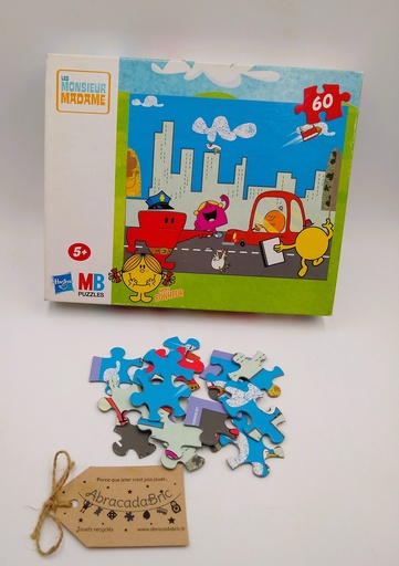 Puzzle "Monsieur et Madame" 60p - MB