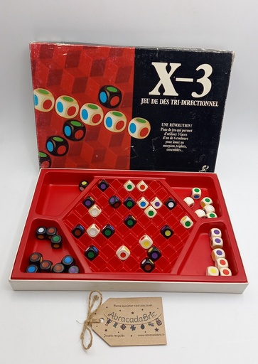 X-3, le jeu de dés tri-directionnel - SCHMiDT 