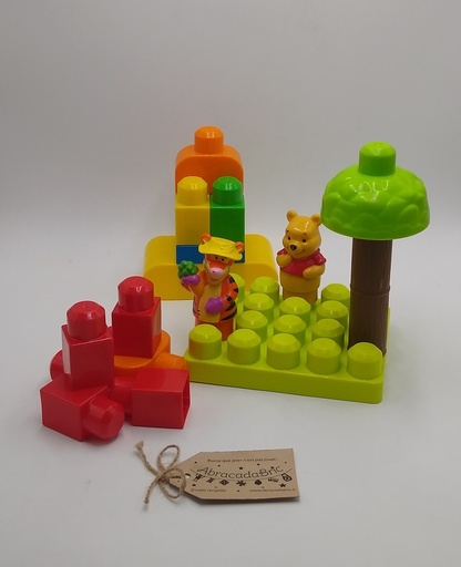 Cubes de construction avec Winnie et Tigrou - MEGABLOCKS 