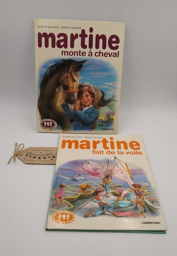 "Martine monte à cheval" & "Martine fait de la voile" - CASTERMAN 