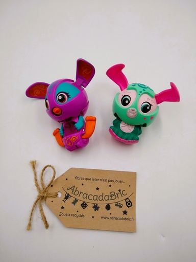 Lot x2 figurines Zoobles - SPiN MASTER  