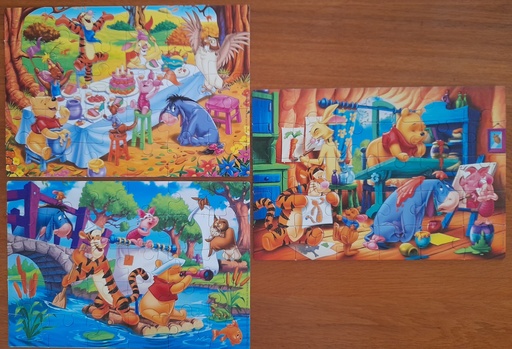 Puzzle "Winnie l'Ourson et ses amis" 3x30p- RAVENSBURGER 