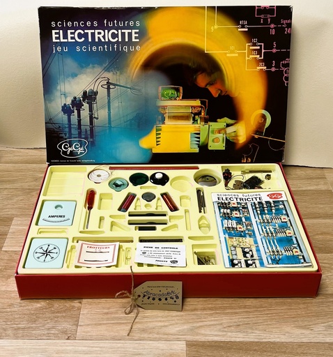 Jeu scientifique/électricité vintage - GEGE