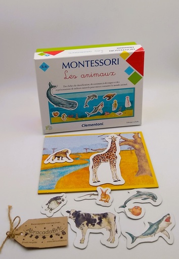 Les animaux, méthode Montessori - CLEMENTONi
