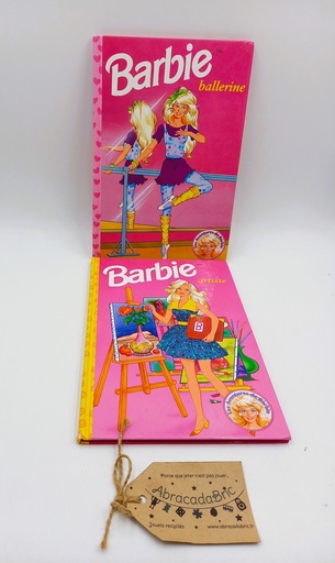 Lot x2 livres Barbie "Ballerine" & "Arstiste" - ERGMONT FRANCE