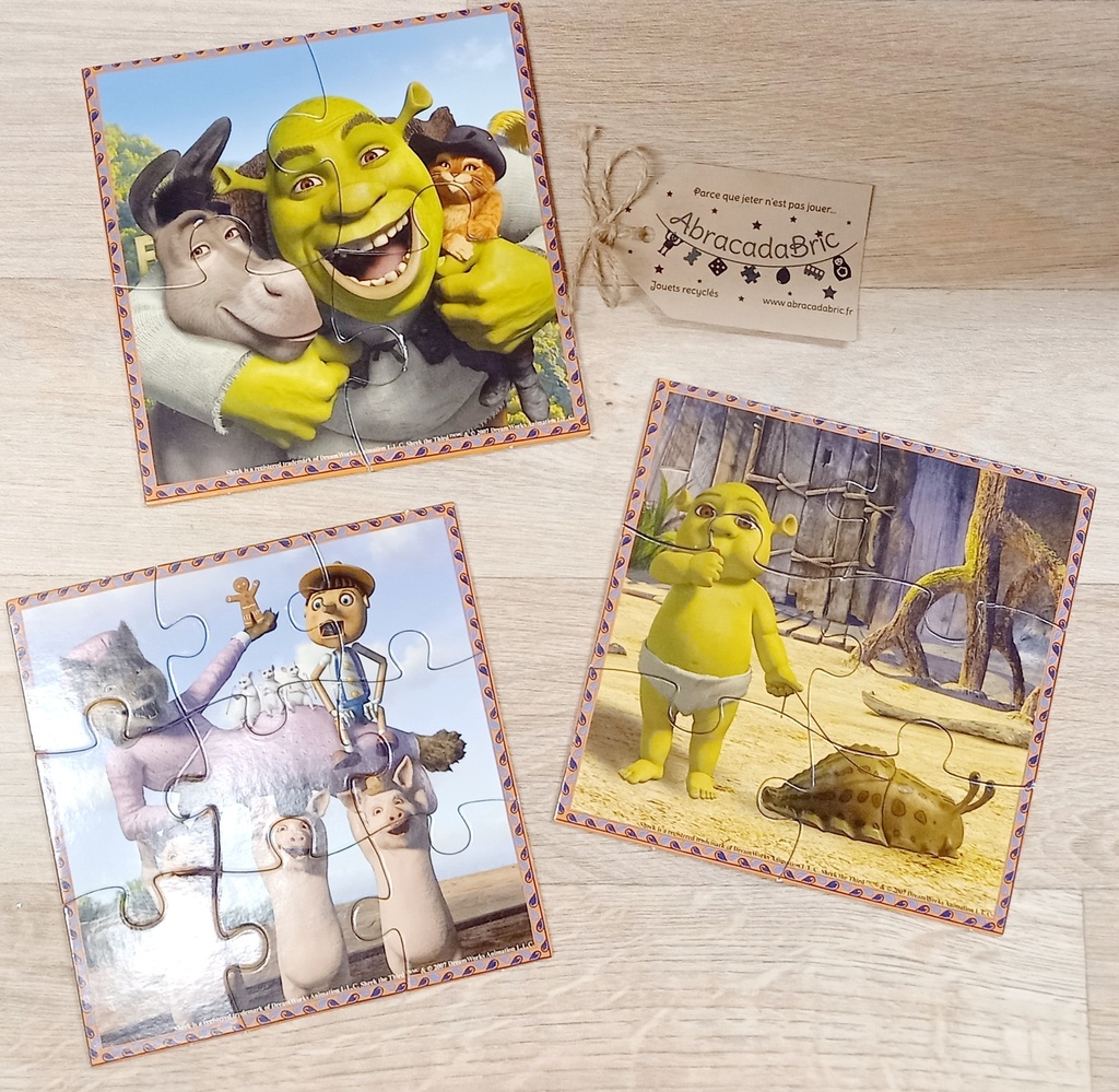 Puzzles "Shrek" 4,6 et 9p
