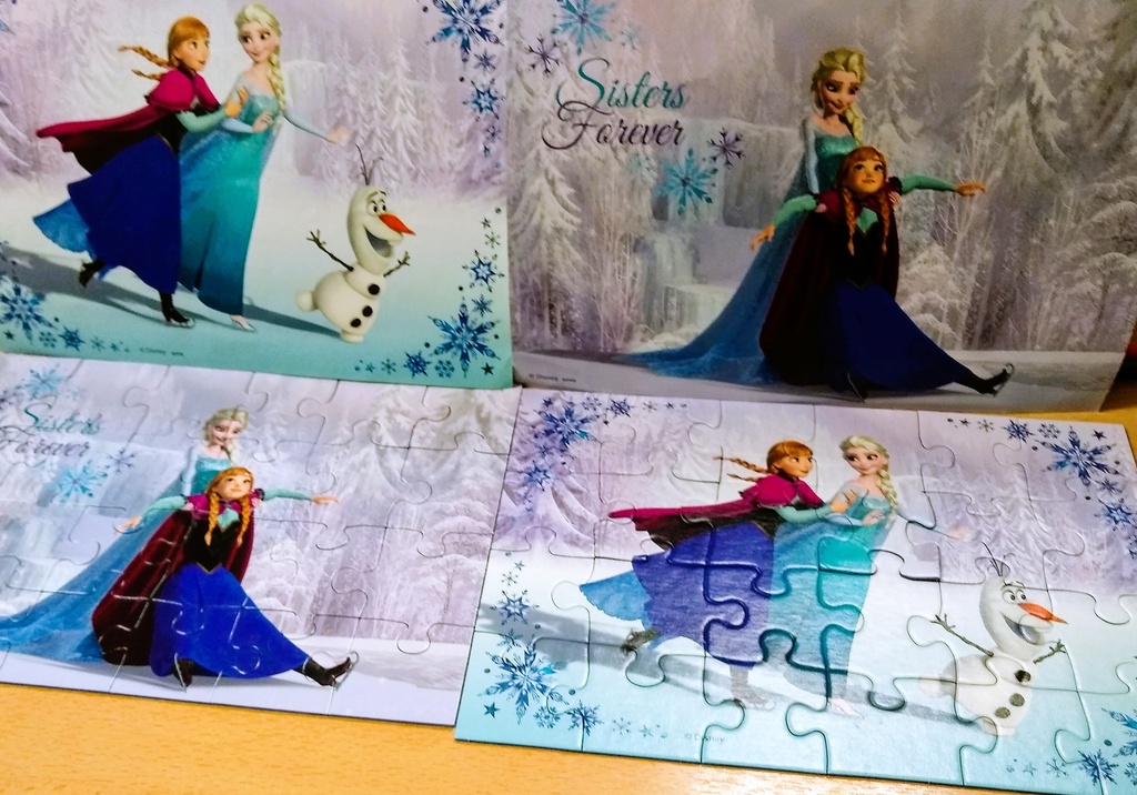 Puzzle reine des neiges 2x24p - RAVENSBURGER (photo)