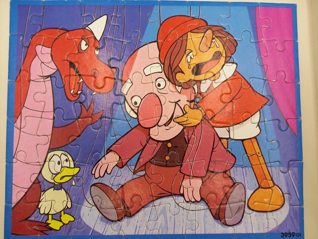 Puzzles Pinocchio 3x48p - MB