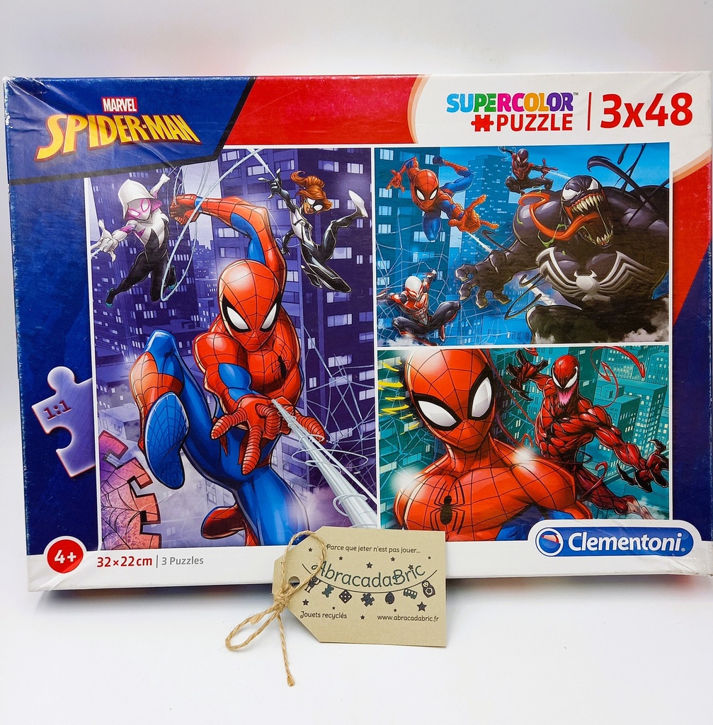 Puzzle Spiderman 3x48p - CLEMENTONi