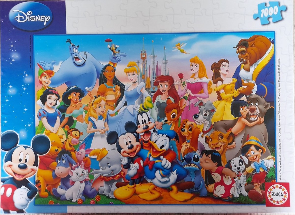 Puzzle "Le Monde de Disney" 1000p - EDUCA