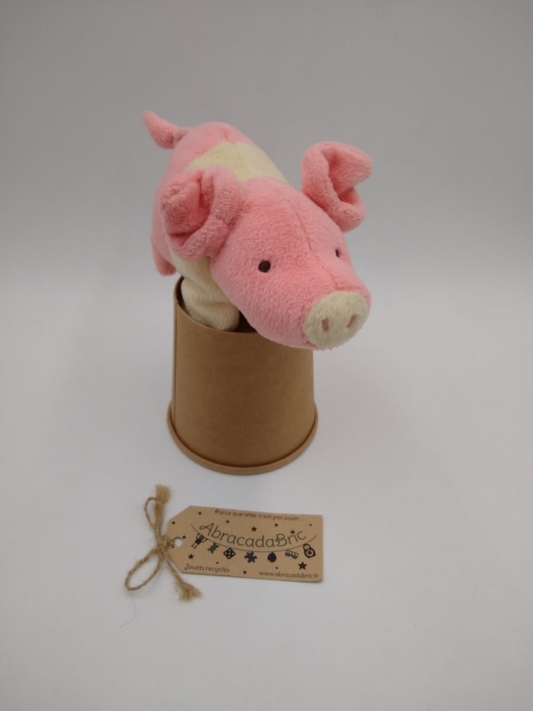 Cochon rose et beige 15cm - MARKS & SPENCER