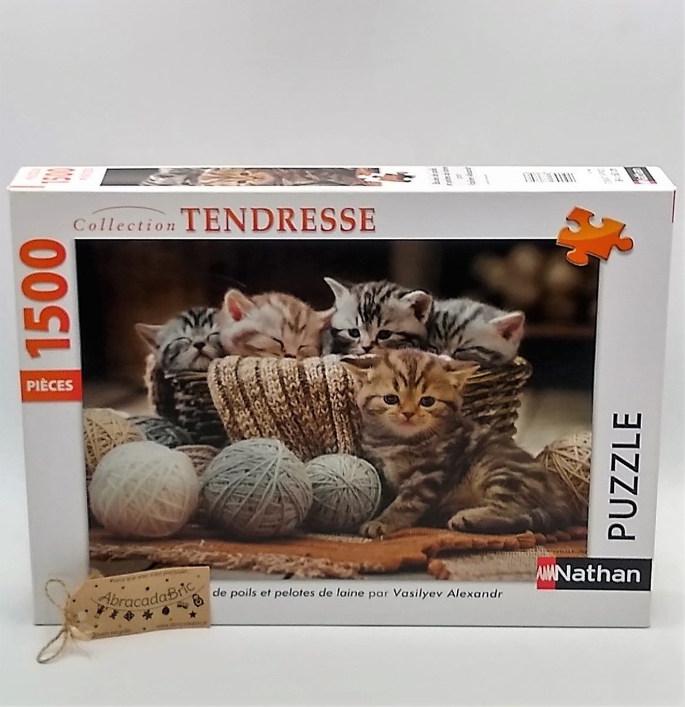 Puzzle "chatons tendresse" 1500p - NATHAN