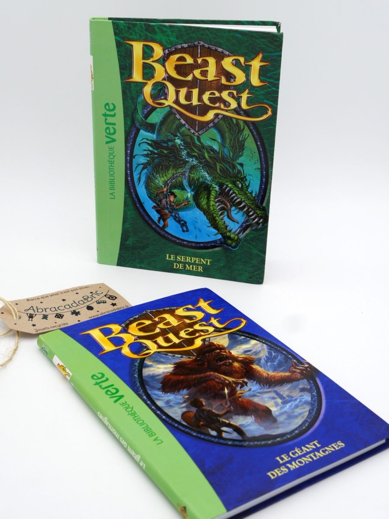 Lot x2 « Beast Quest » T2 et T3 - BiBLiOTHEQUE VERTE