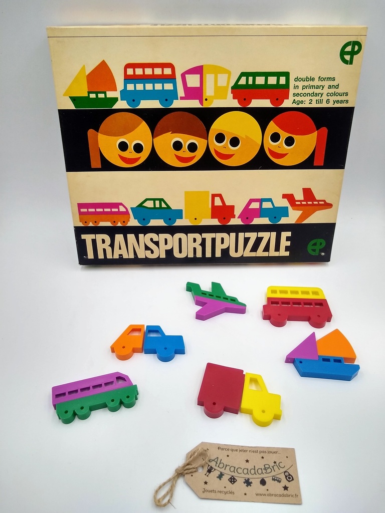 Puzzle "Transport" Vintage- EUROPLASTiC