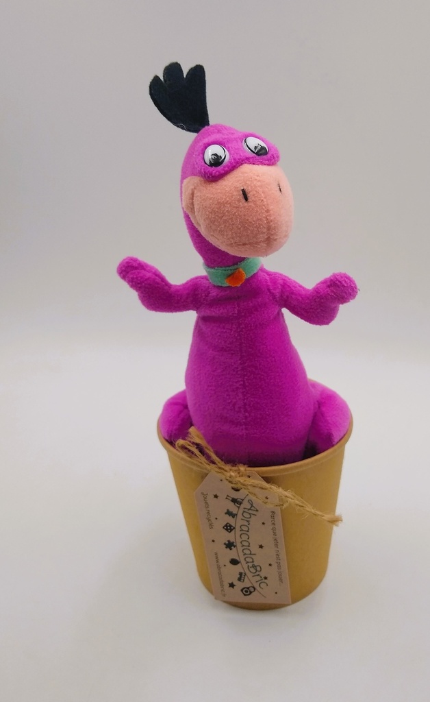 Peluche Dino rose 18cm - GiOCATTOLi 