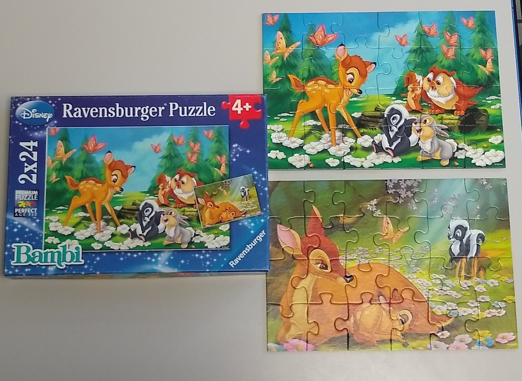 Puzzle "Bambi" 2x24p - RAVENSBURGER