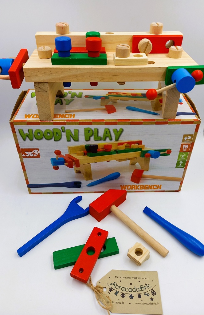 Etabli en bois - WOOD'N PLAY 