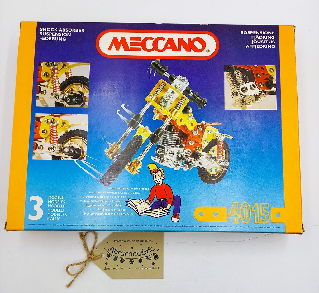 3 modèles de moto  - MECCANO