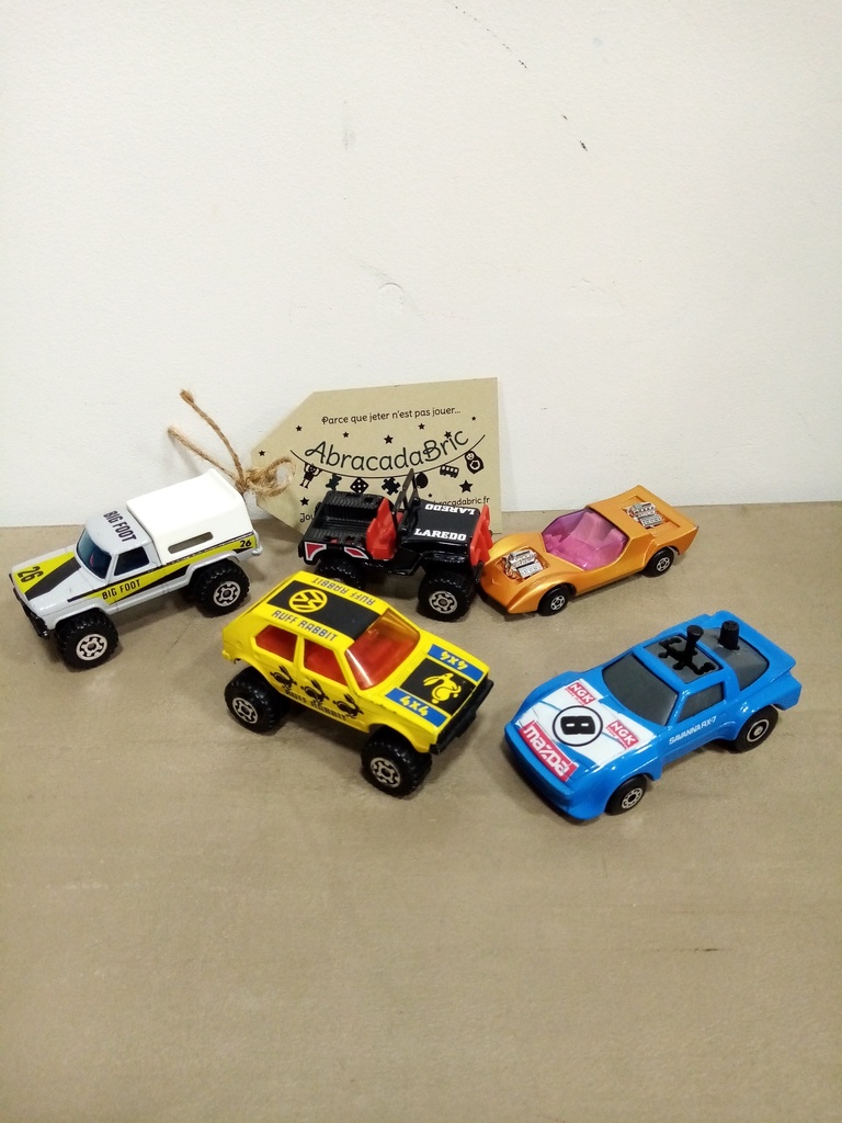 Lot x5 p'tites voitures - MATCHBOX