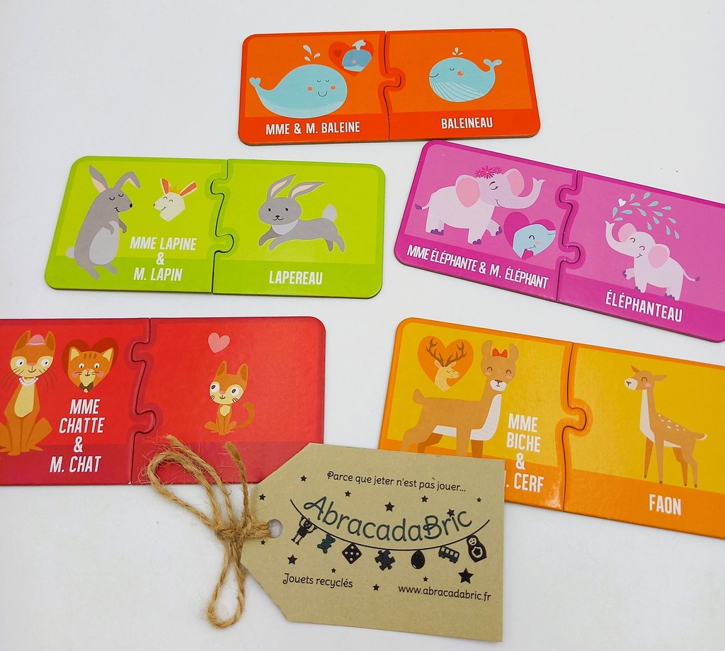 30 cartes éducatives "Les animaux" - JEUX DE MOMES