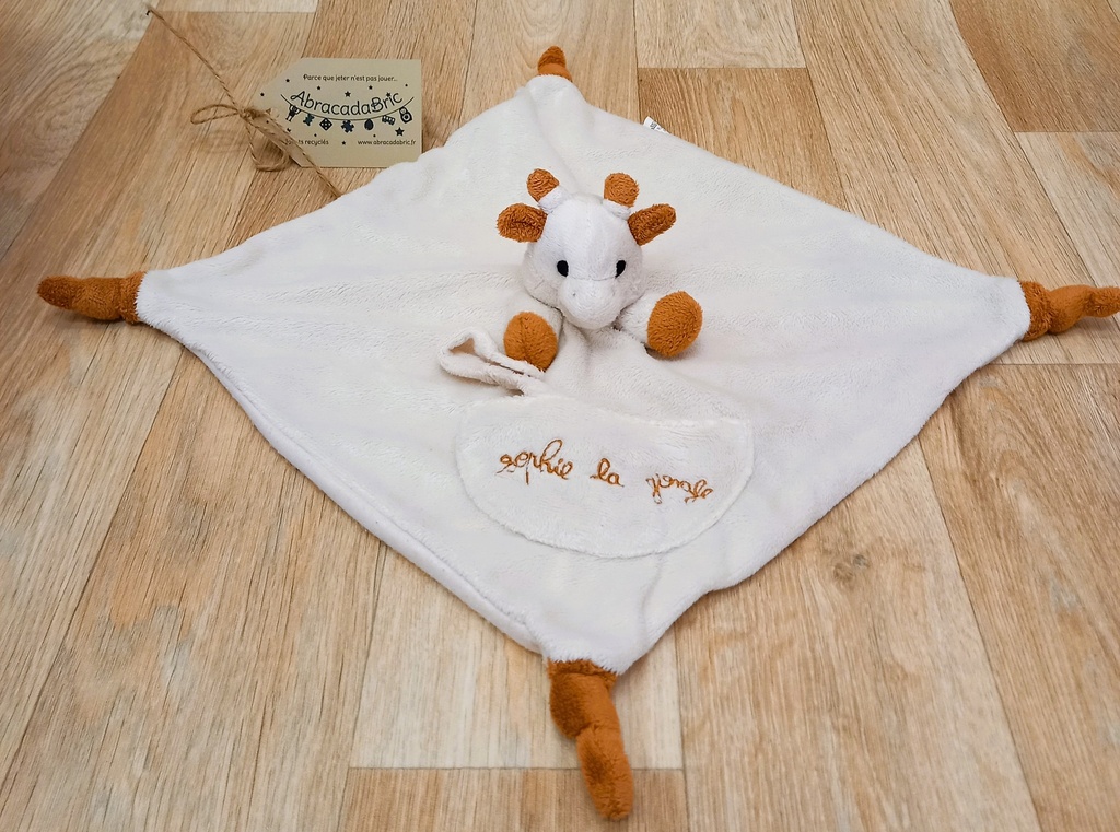 Doudou plat Sophie la girafe - VULLi 