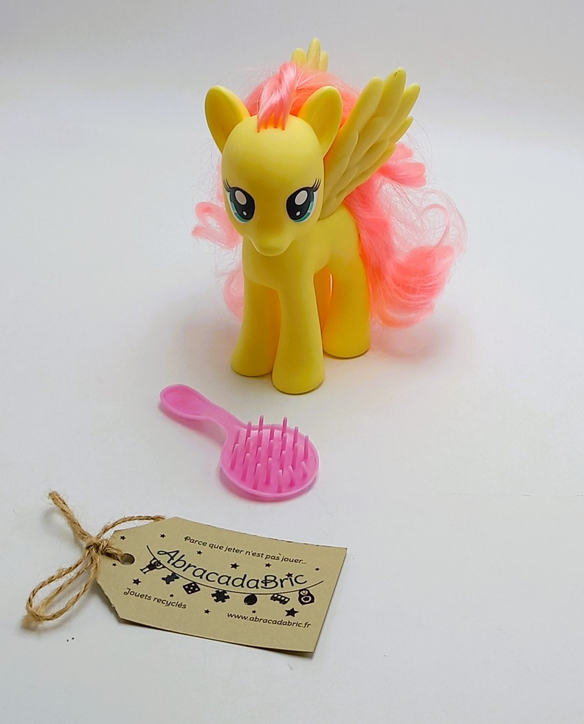 Poney "my little pony" jaune et rose 14cm - HASBRO