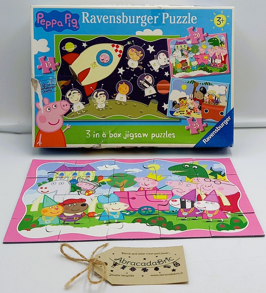 Puzzle Peppa Pig 2x25p - RAVENSBURGER