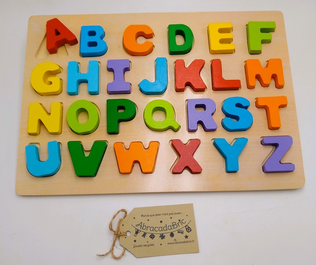 Puzzle bois alphabet 