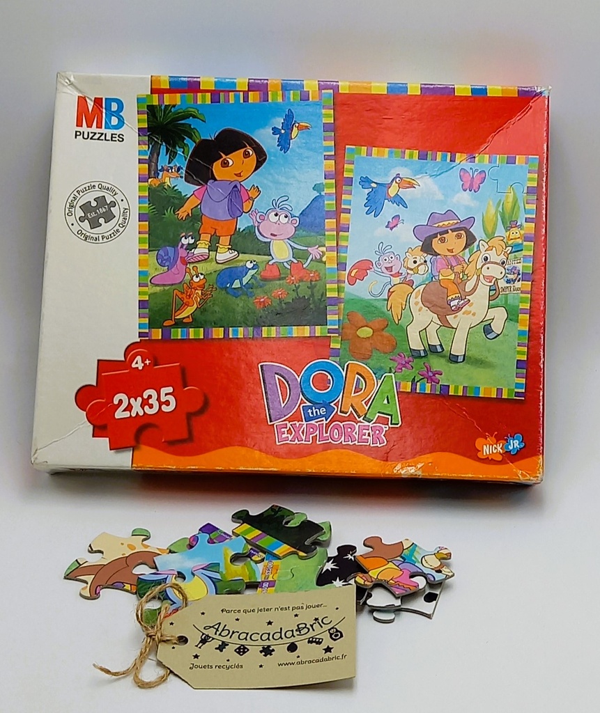 Puzzle "Dora l'exploratrice" 2X35 MB