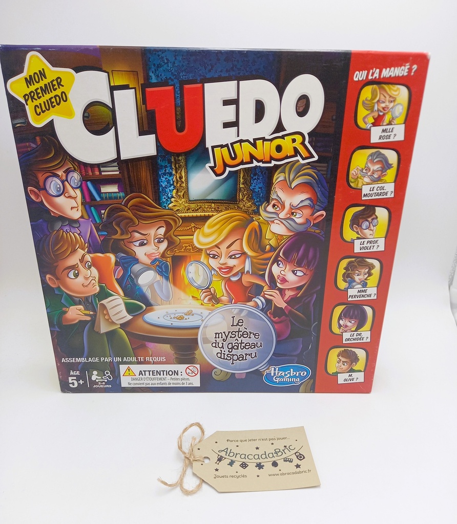 Cluedo Junior, mon premier cluedo - HASBRO 