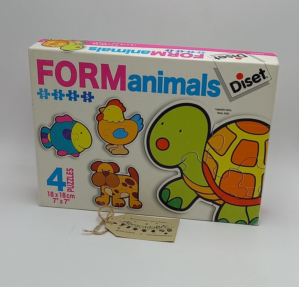 Puzzles FORManimals 1e age - DiSET 