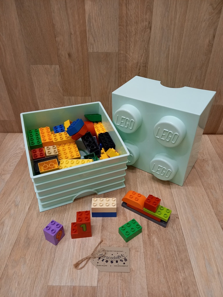  LEGO DUPLO "Les Chiffres" et sa Boîte de Rangement bleue