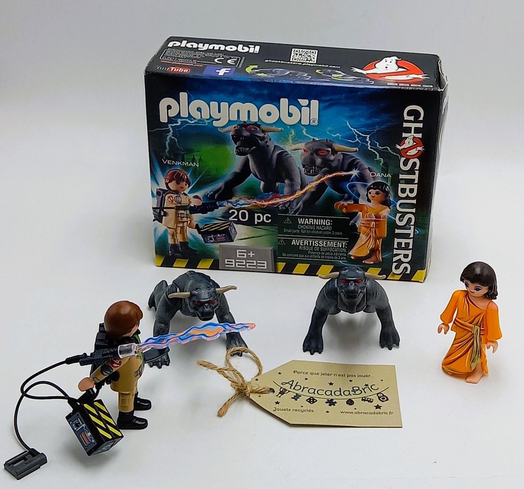 Venkman et le chien de la terreur GHOSTBUSTERS n° 9223 - PLAYMOBiL