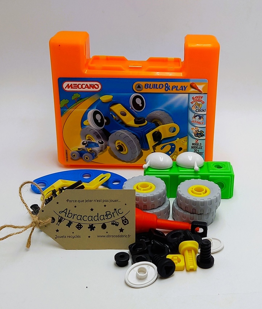 Build and play, construire une voiture - MECCANO 