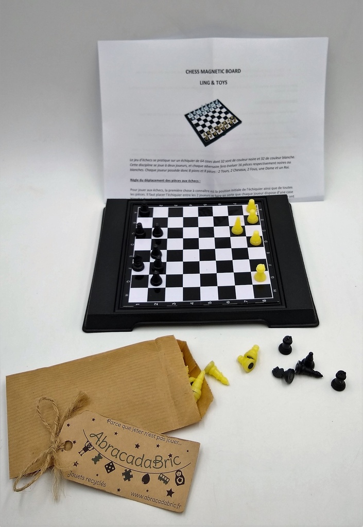 Jeu d'échecs de voyage magnétique