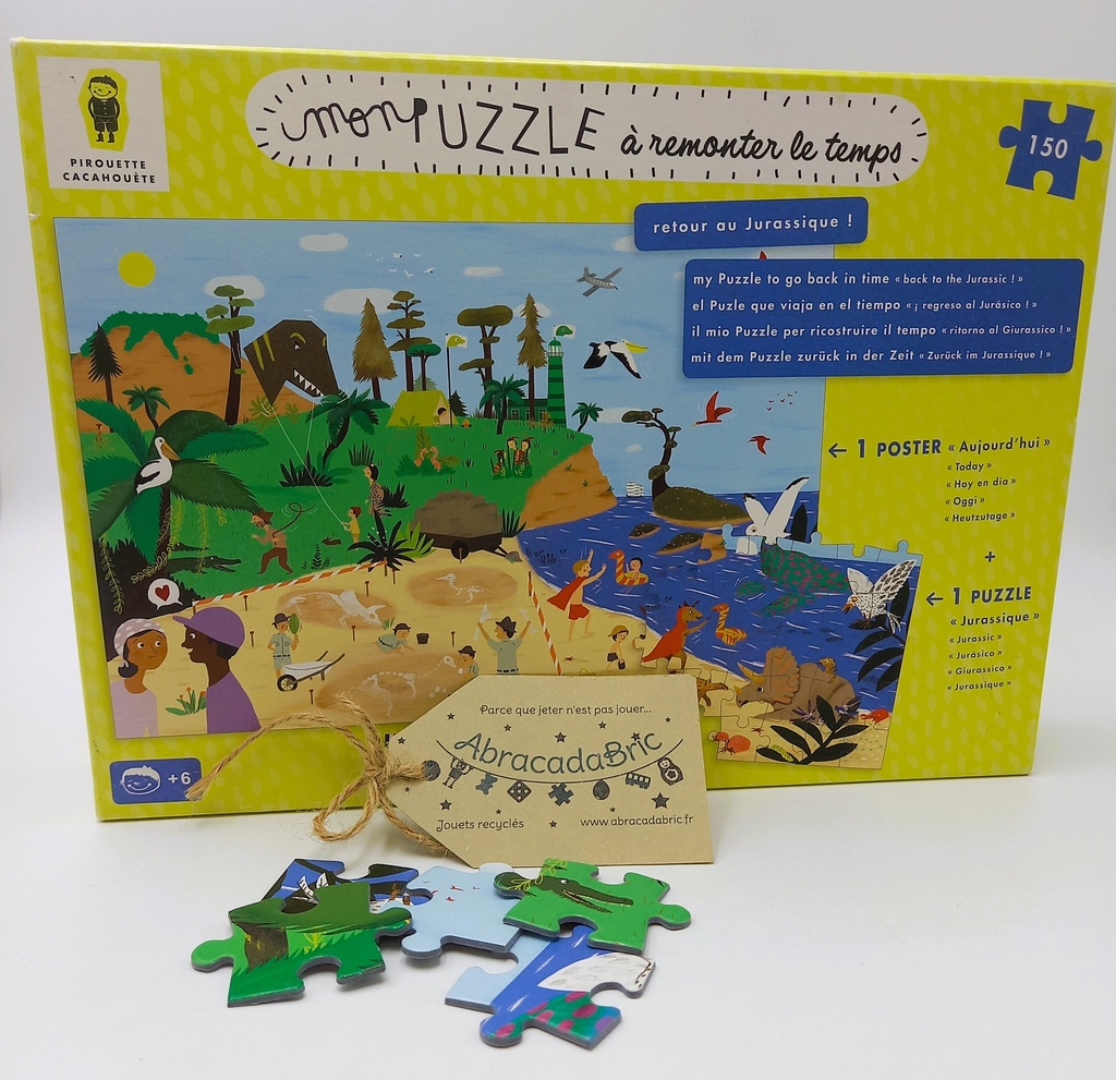 "Mon Puzzle à remonter dans le temps" 150p - PiROUETTE CACAHOUETE