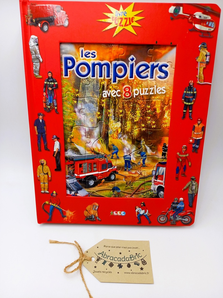 Livre puzzle "les pompiers" - LLC