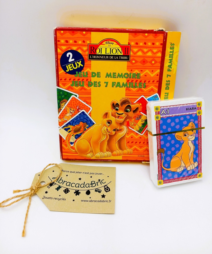 Jeu de mémoire et de 7 familles "Le roi Lion 2" - CARTAMUNDi