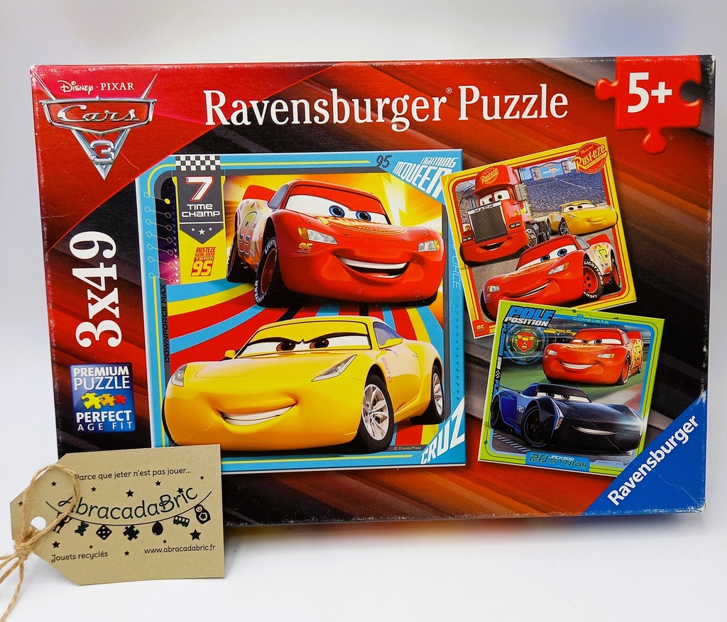 puzzle Cars 3x49p - RAVENSBURGER 