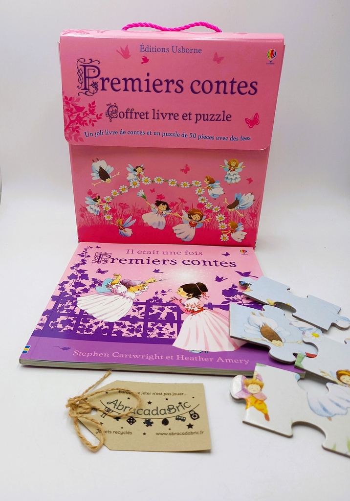 Premiers contes, coffret livre et puzzle - USBORNE 